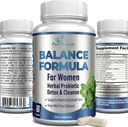 Balance Complex for Women - for Vaginal Health, Herbal Detox & Cleanse, Vaginal Probiotics, Supports Healthy Intestinal Flora, Helps with Yeast Infections 60 Capsules