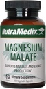 NutraMedix Μαγνήσιο Μηλεϊκό - Υγεία των οστών, κοινή & μυϊκή υποστήριξη - Ενισχυμένη απορρόφηση - Συμπλήρωμα υποστήριξης ενέργειας - Μπορεί να βοηθήσει βιταμίνη D απορρόφηση (120 κάψουλες χορτοφάγων)