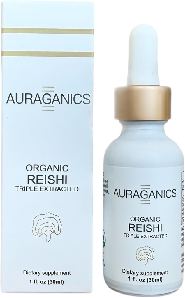 Organic Triple Extracted Reishi Mushroom Fruiting Body Tincture 