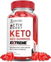 Justified Laboratories Activboost Keto Acv Gummies Extreme 2000MG Active Boost Keto Gummies Apple Cider Vinegar Activ Boost Formed with Pomegranate Beet Juice Powder B12 Vegan Non GMO 60 Gummys