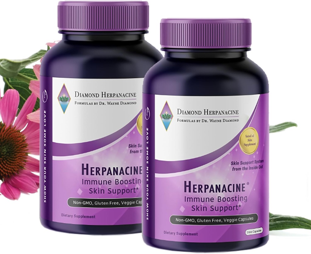 Diamond Natural Skin Care and Immune Support - Βιταμίνες για να βοηθήσουν το Clear Skin - Skin and Immune System Support from Inside Out - Made with Natural Ingredients (400 Count)