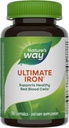 Ο Δρόμος της Φύσης Ultimate Iron, Υποστηρίζει υγιή κόκκινα αιμοσφαίρια, * Υποστηρίζει Cellular Energy Production*, 50 mg ανά 2-Softgel Serving, Gluten-free, 90 Softgels (Packaging May Vary)