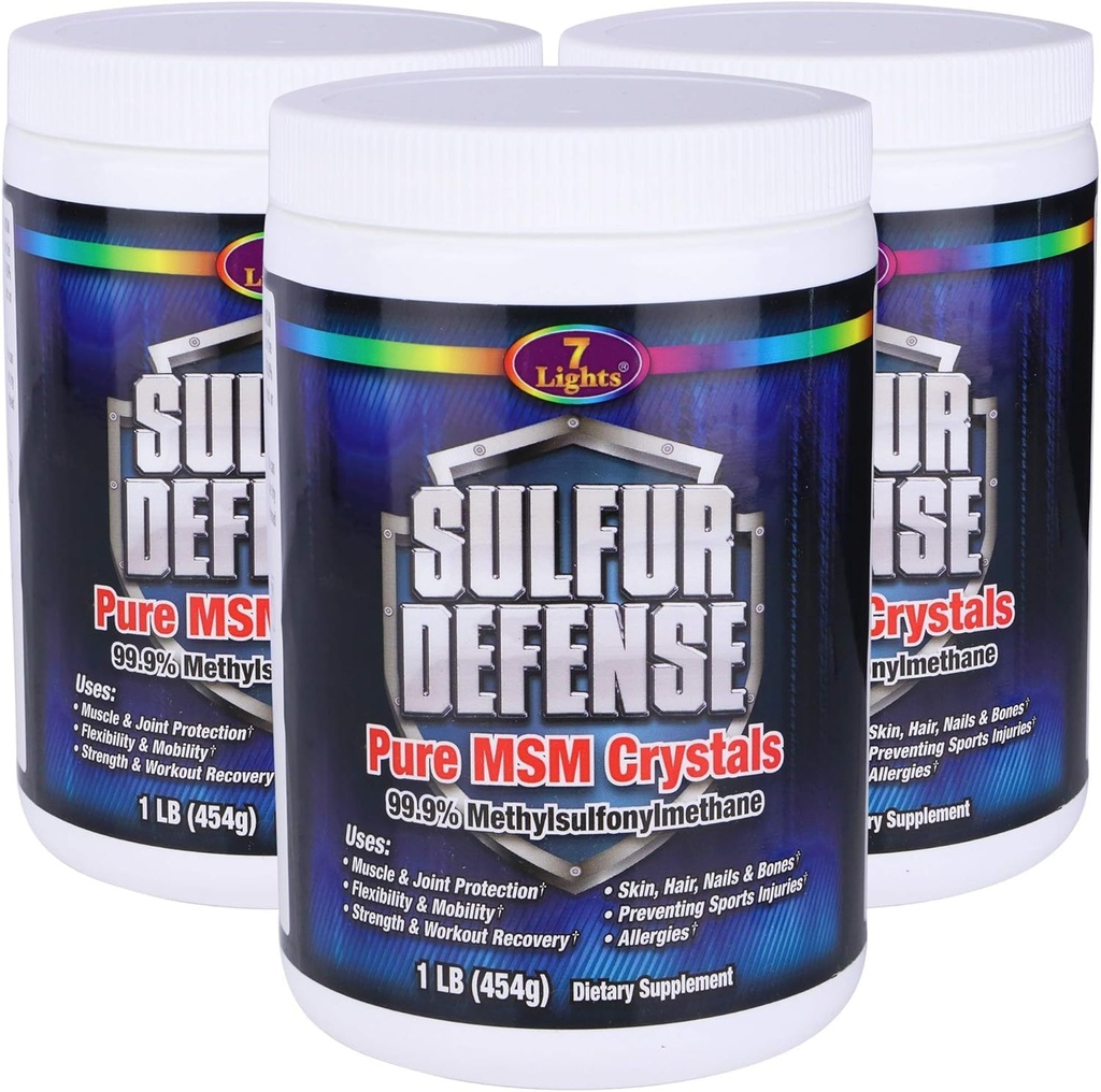 7 Lights Sulfur Defense Opti-MSM 99,9% Pure MSM Powder 