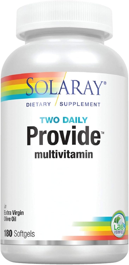 SOLARAY Provide Multivitamin | Two Daily | 180 CT