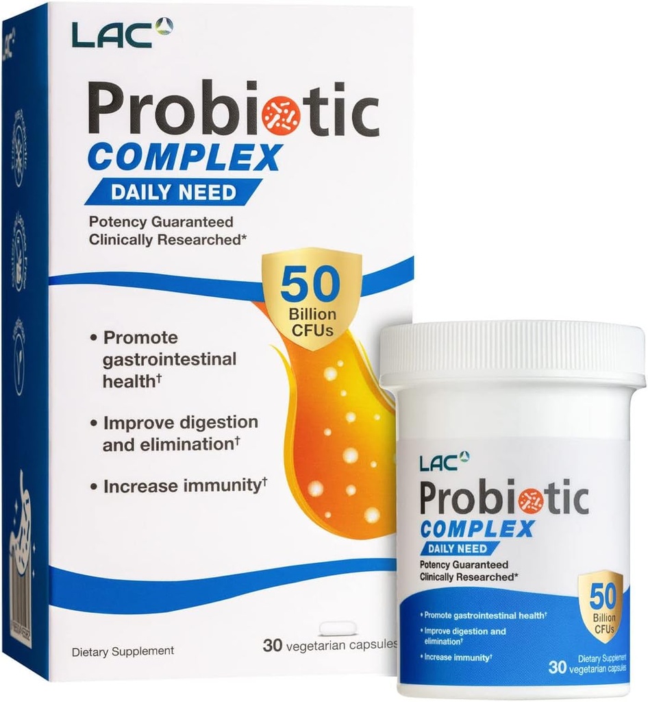 LAC Probiotic Complex 50 δισεκατομμύρια CFUs 