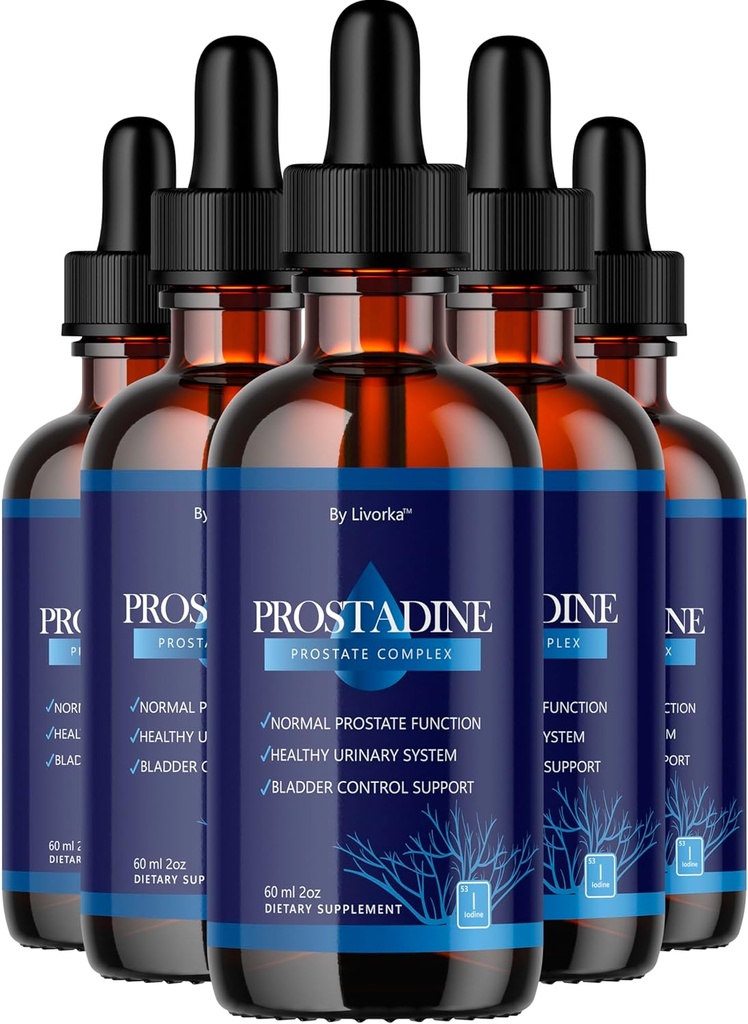 (5 Pack) Prostadine Drops - Official Drop Formula Prostadine for Men, Prostadine Reviews, Prostadine Supplement, Prostadine Natural Liquid Support, Prostadine Drop Formula, 5 Bottles for 5 Months