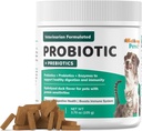 Wellnergy Daily Probiotic & Prebiotics Soft Chew for Dogs & Cats - Digestive Support for Diarrhea, Constipation, Upset Στομάχι, Δυσπεψία & Αέριο - Βοηθά στην Πέψη, Αλλεργία Δέρμα & Ανοσοποιητική Υγεία 70ct