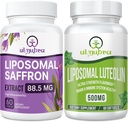Liposomal Saffron Συμπληρώματα 88, 5 mg με Luteolin 500 mg