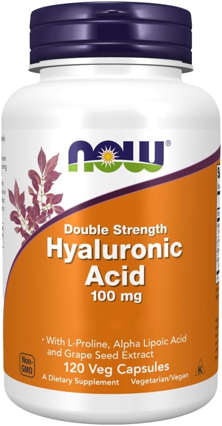 ΤΩΡΑ Υαλουρονικό οξύ 100mg, 120 κάψουλες Veg