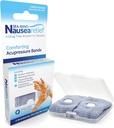 Dramamine Nausea Ginger Chews, 20 Count and Sea-Band Anti-Nausea Acupressure Wristband for Motion & Morning Sickness, 1 Pair