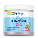 SOLARAY D-Mannose με CranActin Cranberry AF Extract Powder, 2000 mg, 400 mg Cranberry Extract, Υγιεινή υποστήριξη ουροφόρων οδών, οργανικές φυσικές γεύσεις, 30 υπηρεσίες, 8 oz