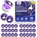 Sleep Patches για ενήλικες και παιδιά, Night Sleep Oil Bead Sleep Aid Patches (30 PCS, Serving Up to 120 Nights), Αναβαθμισμένη φόρμουλα γλυκών ονείρων με 100% φυσικά φυτικά συστατικά