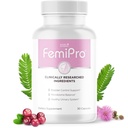 Femipro Συμπληρώματα Ελέγχου της Βλατίδας για γυναίκες & άνδρες, φυσικό βότανο & προβιοτικό μείγμα, υποστηρίζει ούρα Φυλλαδική Υγεία & Microbiome Balance 