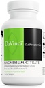 DaVinci Labs Μαγνήσιο Κιτρικό - Συμπλήρωμα διατροφής για την υποστήριξη της μυϊκής υγείας, υγιή νεύρα και ανόργανη απορρόφηση * - με 140 mg μαγνήσιο ανά σερβίρισμα - Χωρίς γλουτένη - 90 κάψουλες λαχανικών
