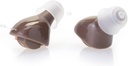 Βοηθητικό ακοής w/Rechargeable Carrying Case & Extra Ear Tips (Καφέ)