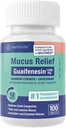 WELMATE - Mucus Relief - Guaifenesin 1200 mg Μέγιστη δύναμη - Extended- Release Reventorant Tablets - Βοηθά στη σαφή συμπύκνωση στο στήθος & χαλαρώστε Mucus - 12 Hour Relief - 100 Count