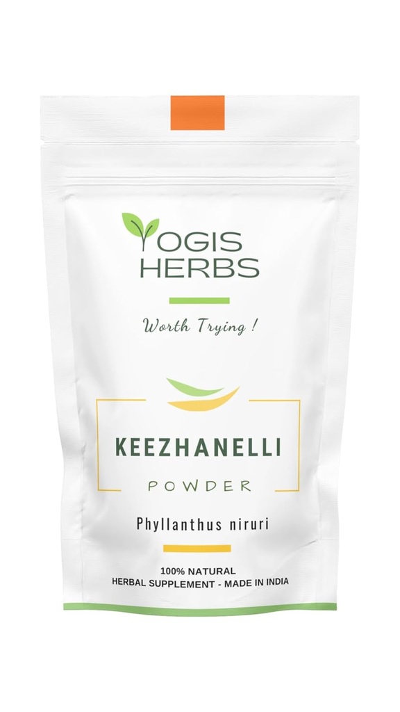 YOGIS HERBS Keezhanelli σκόνη (Phylanthus Niruri) 