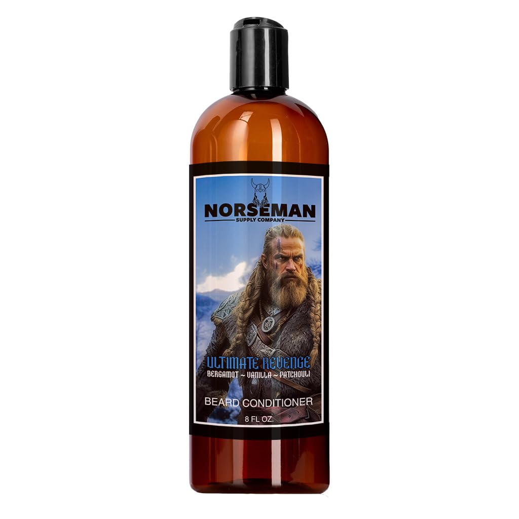 Beard Conditioner για τους άνδρες να βελτιώσουν τη δύναμη, την απαλότητα, και τη διαχείριση για χοντρή, πλήρη, και σγουρά μαλλιά προσώπου, βοηθά ανακουφίζει ξηρό δέρμα Ichy 8 oz. (Ultimate εκδίκηση)