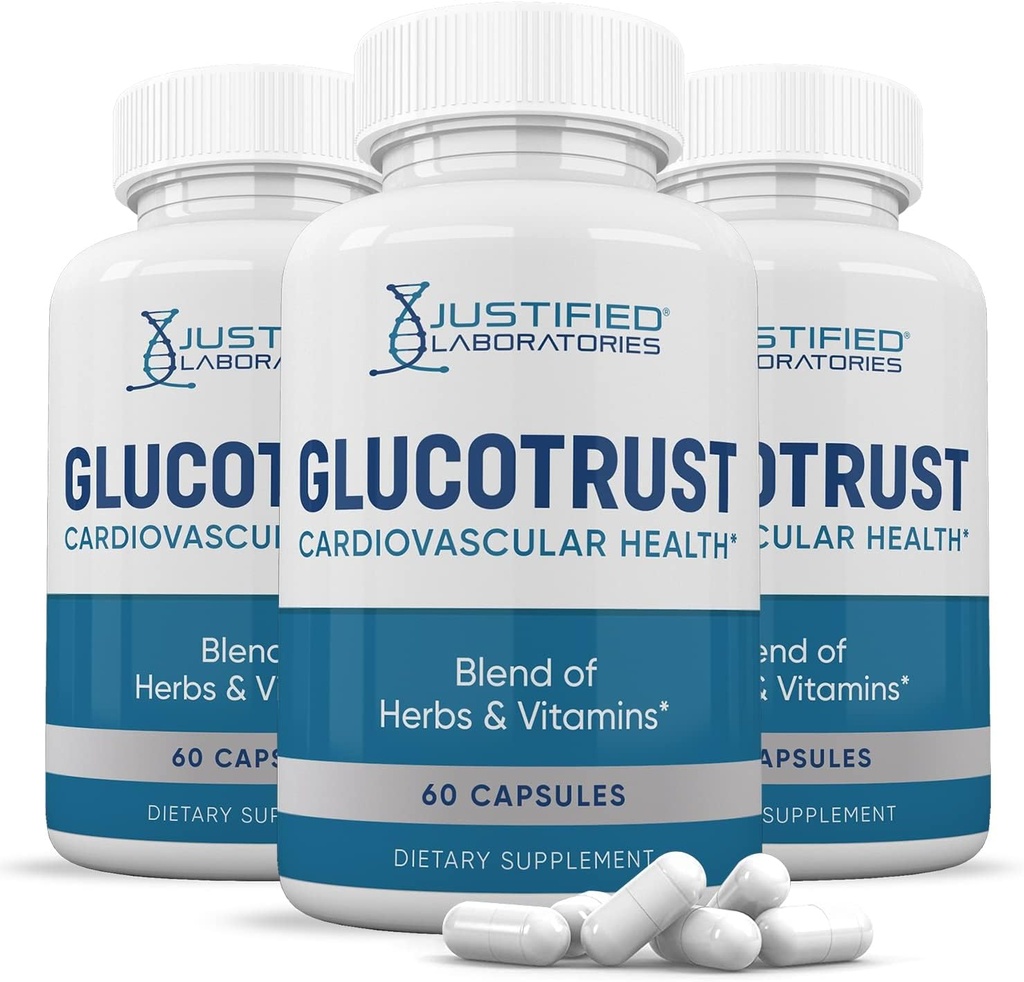 Αιτιολογημένα Εργαστήρια (3 Pack Glucotrust Advanced Formula Supplement Χάπια 180 κάψουλες