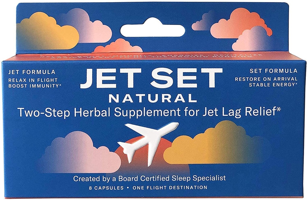 | Jet Lag Remedy for Travel | Sleep Specialist Created | Two Step Jet Lag Relief | Relax in Flight, Energize on Arrival | Travel Must Have | Flight & Travel Essential