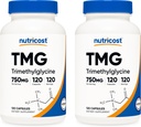 Nutricost TMG 750mg, 120 κάψουλες (2 φιάλες)