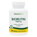 Natures Plus Biorutin 1000 mg - 90 Δισκία - Bioflavinoid & Rutin Complex - Υποστηρίζει την αγγειώδη λειτουργία & κυκλοφορία - χορτοφαγικά, χωρίς γλουτένη - 90 Σερβιέτες