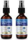 Γενόσημο 2 Fl Oz Λάδι μαγνησίου Spray - Καθαρό & Βιολογικό - Υψηλής συγκέντρωσης Μαγνήσιο - Μη ΓΤΟ, Χωρίς γλουτένη - Εύκολο στην απορρόφηση - 2pc