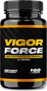 NutraRize Vigor Force for Men, Ανδρικές κάψουλες υψηλής απόδοσης, Όλα τα φυσικά συμπλήρωμα διατροφής για τη συνολική υγεία και ευεξία, Επίσημη κριτική χάπια 50 (60 κάψουλες)