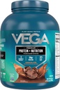 Vega Protein + Nutrition - 20g Πρωτεΐνη με βάση τα φυτά, σοκολάτα, 30 μερίδες, Vegan Keto Superfood, Antioxidant-Rich, Χωρίς γλουτένη, Γαλακτοκομικά, Χαμηλό Καρβίδιο, 2.4lbs (Packaging May Vary)