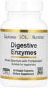 California Gold Nutrition Digestive Enzymes, Broad Spectrum, Κατάλληλο για χορτοφάγους, 90 κάψουλες λαχανικών