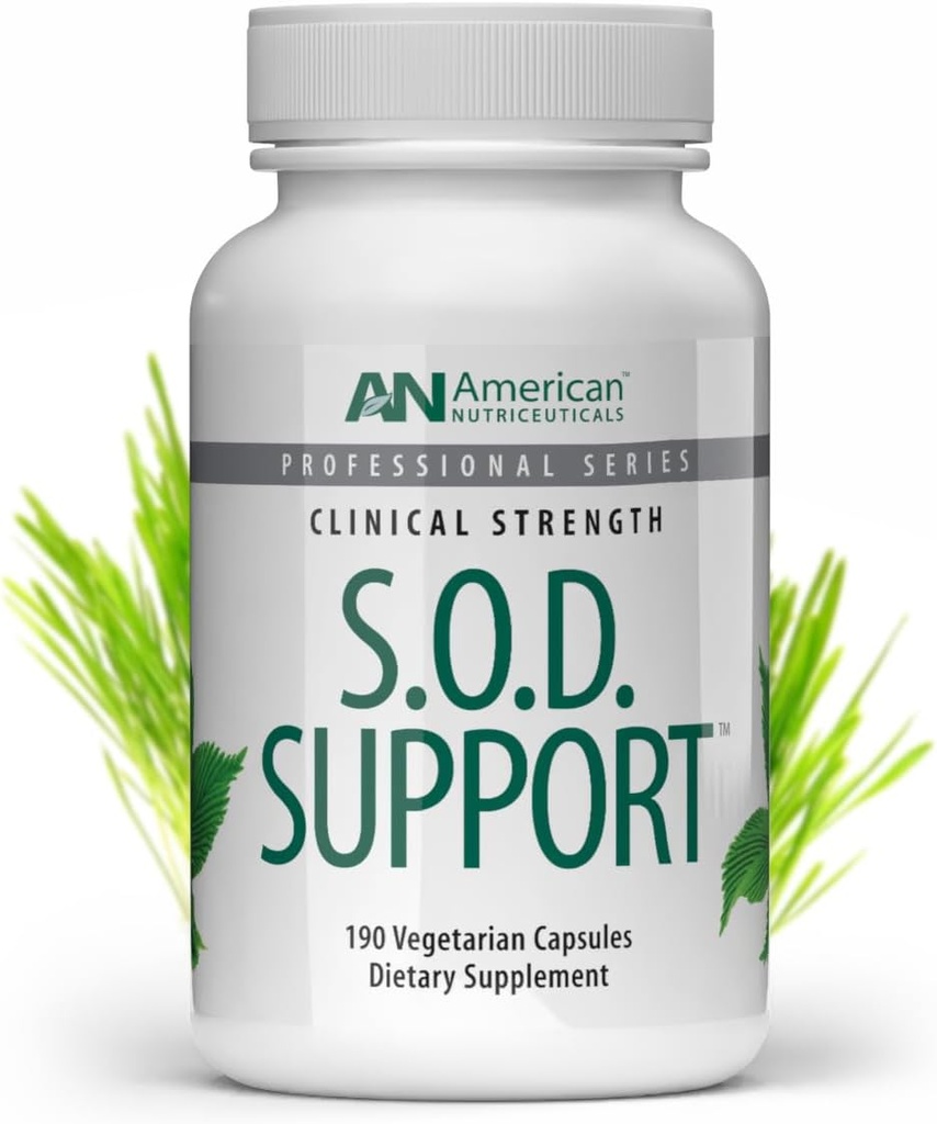Αμερικανική Nutriceuticals – Υποστήριξη S.O.D. – 190 Κάψουλες – Υποστήριξη Φυσικής Παραγωγής Super Oxide Dismutase – Καταστρέφει Ελεύθερους Ριζοσπάστες, Υποστηρίζει Ενδοκυτταρική Αποτοξίνωση & Εύκολη Κατάποση