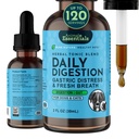 Animal Essentials Daily Digestion for Dogs & Cats - Digestive Support, Fresh Breath, Ginger Root, εκχύλισμα σπόρων μάραθου, συμπλήρωμα υγρού - 2 fl Oz