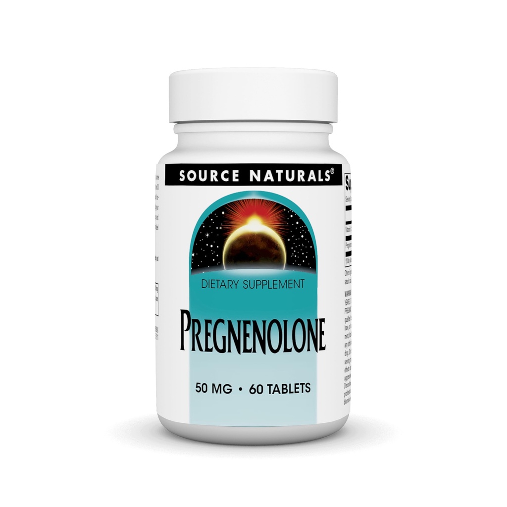 Source Naturals Pregnenolone * 50mg - 60 δισκία
