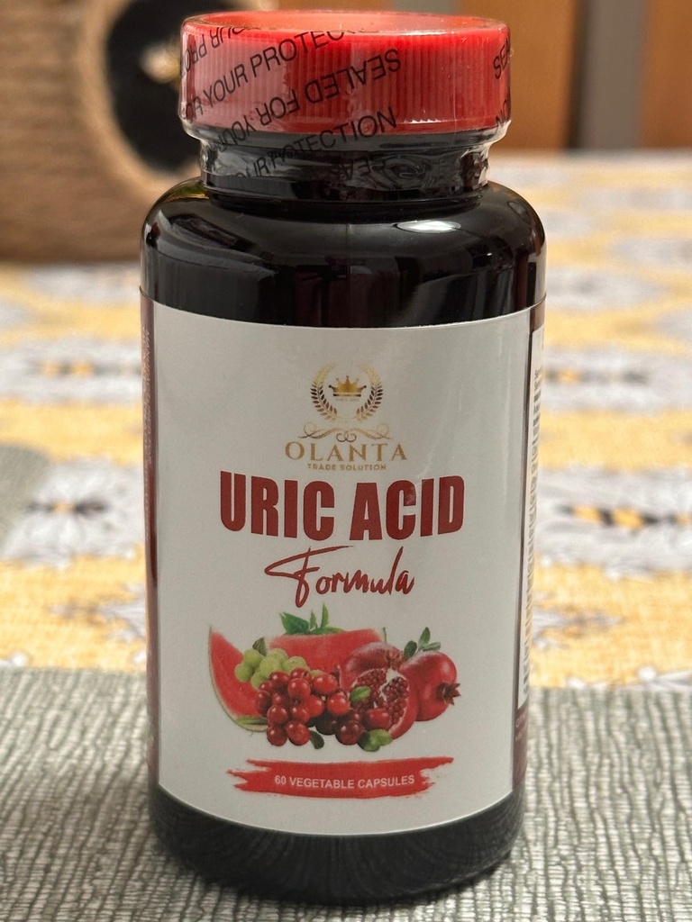 URIC Acid Cleanse Formula - Relief διατήρησης νερού, κάψουλες μακριά νερού, διουρητικά χάπια για τη διατήρηση νερού, εκχύλισμα σέλινου, διάλυμα ουρικού οξέος, γαϊδουράγκαθο γάλακτος, κουρκουμά - 1 φιάλη 60 κάψουλες