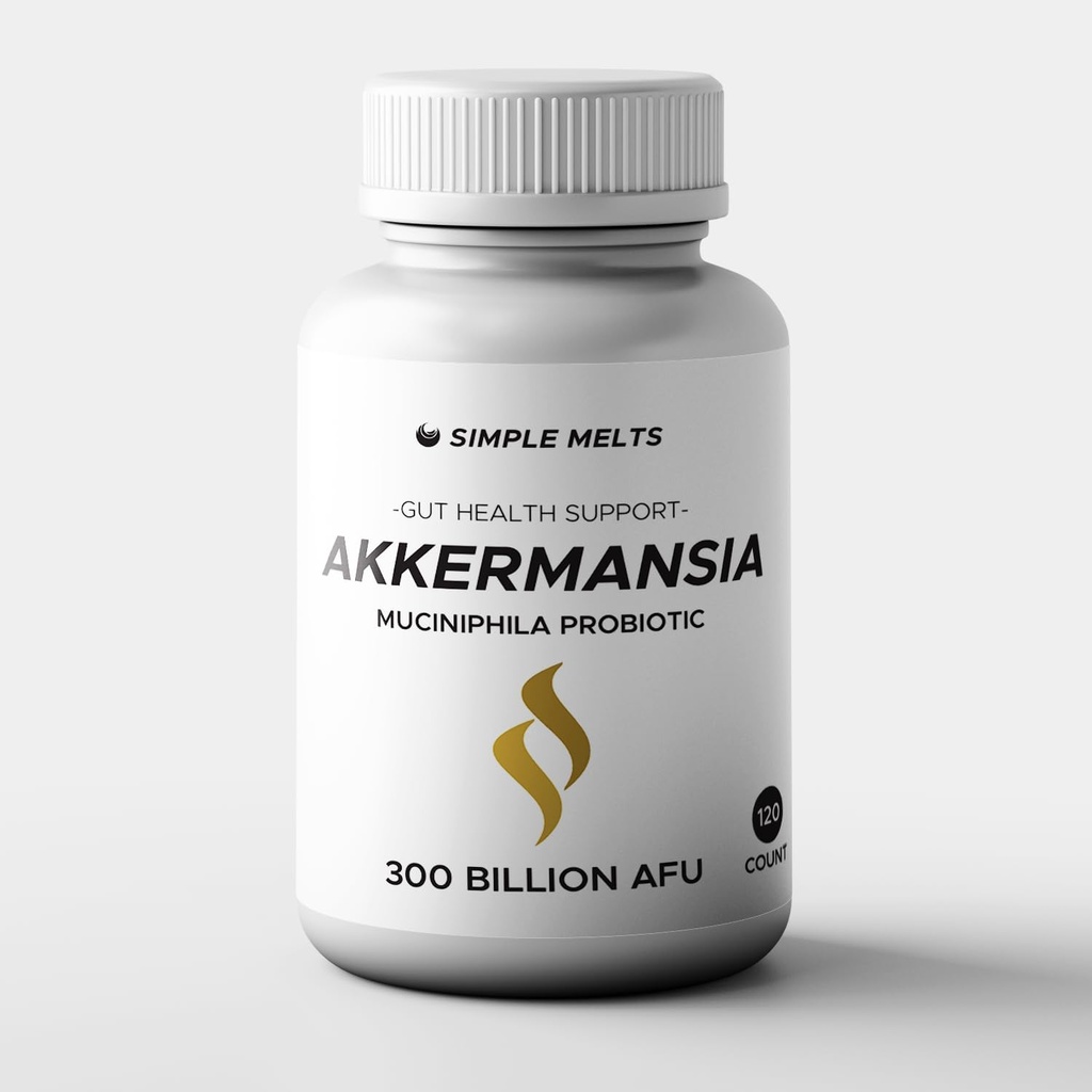 Συμπλήρωμα GLP-1 – 300 δις AFU Akkermansia Muciniphila Probiotic + Prebiotics & Organic Berry Extracts – Πλέξιμο ούρων, Διέγερση, Μεταβολισμός – 120 κάψουλες για γυναίκες & άνδρες