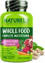 NATURELO Πολυβιταμίνη για γυναίκες 50+ (χωρίς σίδηρο) με Βιταμίνες, Ορυκτά, & Βιολογικά Εκχυλίσματα - Συμπλήρωμα για γυναίκες με εμμηνόπαυση Πάνω από 50 - Όχι ΓΤΟ - 240 κάψουλες Vegan