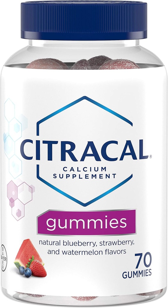 Συμπληρώματα κιτρινωτικού ασβεστίου Gummies 70 ea (πακέτο των 5)