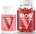 Vegan Iron Gummies Strawberry Plus Iron Bisglycinate 30MG 