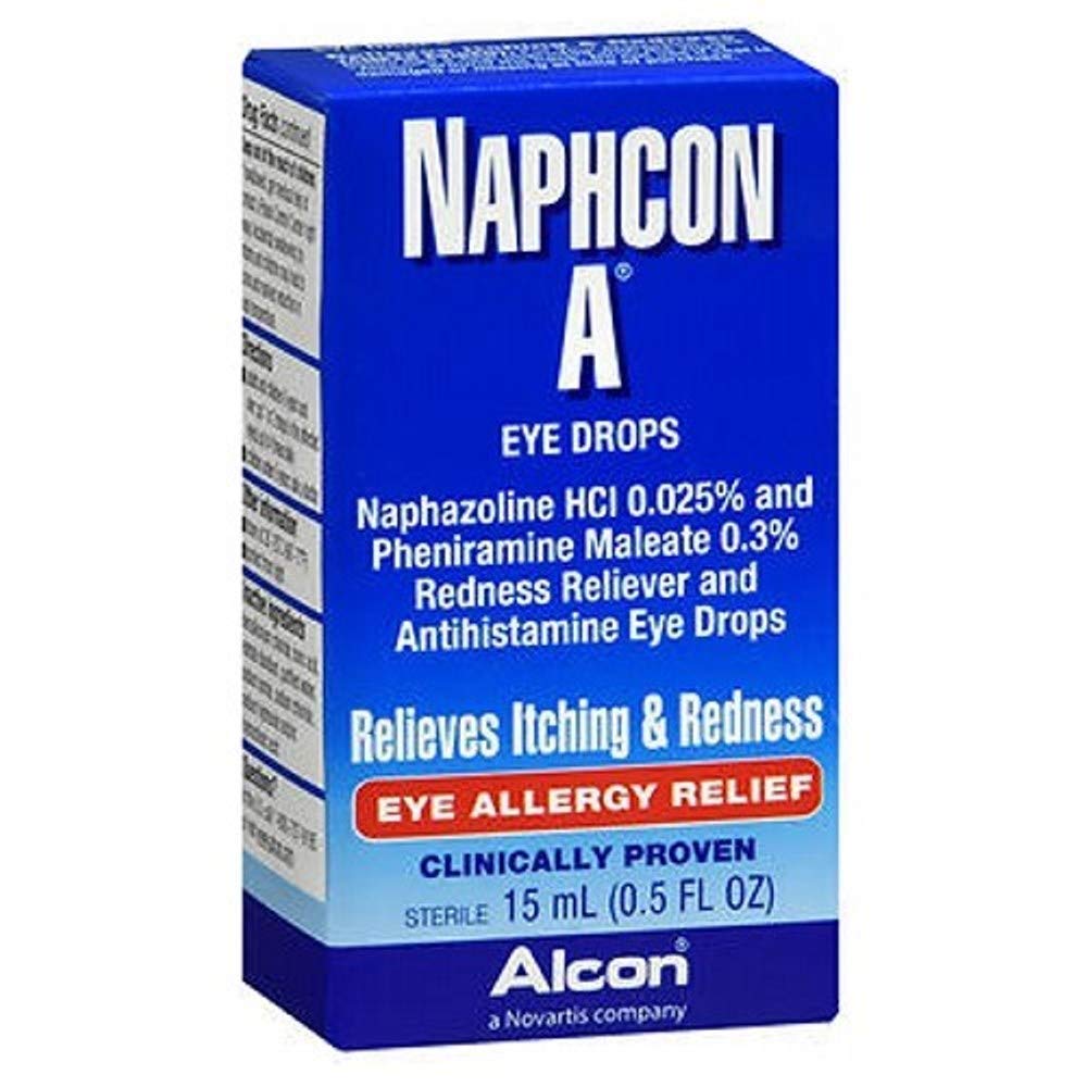 NAPHCON A Eye Drops, 15 ml (συσκευασία 3)