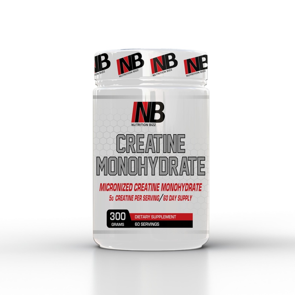 Micronized Creatine Monohydrate Powder 300 Grams Unflavored 60 Days Supply 5 Grams Creatiner Per Serving