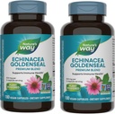 Nature's Way Echinacea Goldenseal - 900 mg Echinacea 7 Herb Blend per 2-capsule σερβίροντας - Για Ανοσολογική Υποστήριξη* - Με Καγιέν Πιπέρι, Γεντιάνα & Burdock - Χωρίς Γλουτένη - 180 Vegan Κάψουλες (Pack of 2)