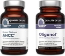 Ποιότητα ζωής Kinoko Platinum AHCC 750 mg και εκχύλισμα Oligonol Lychee - για την υποστήριξη του ανοσοποιητικού, υγιή γήρανση