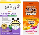 Motrin και Zarbee’s Essentials for Infants Infants' Concented Liquid Medicine Drops with Ibuprofen and Zarbee's Baby Coughⱡ Σιρόπι + Ανοσοποιητικό με Organic Agave + Ψευδάργυρος