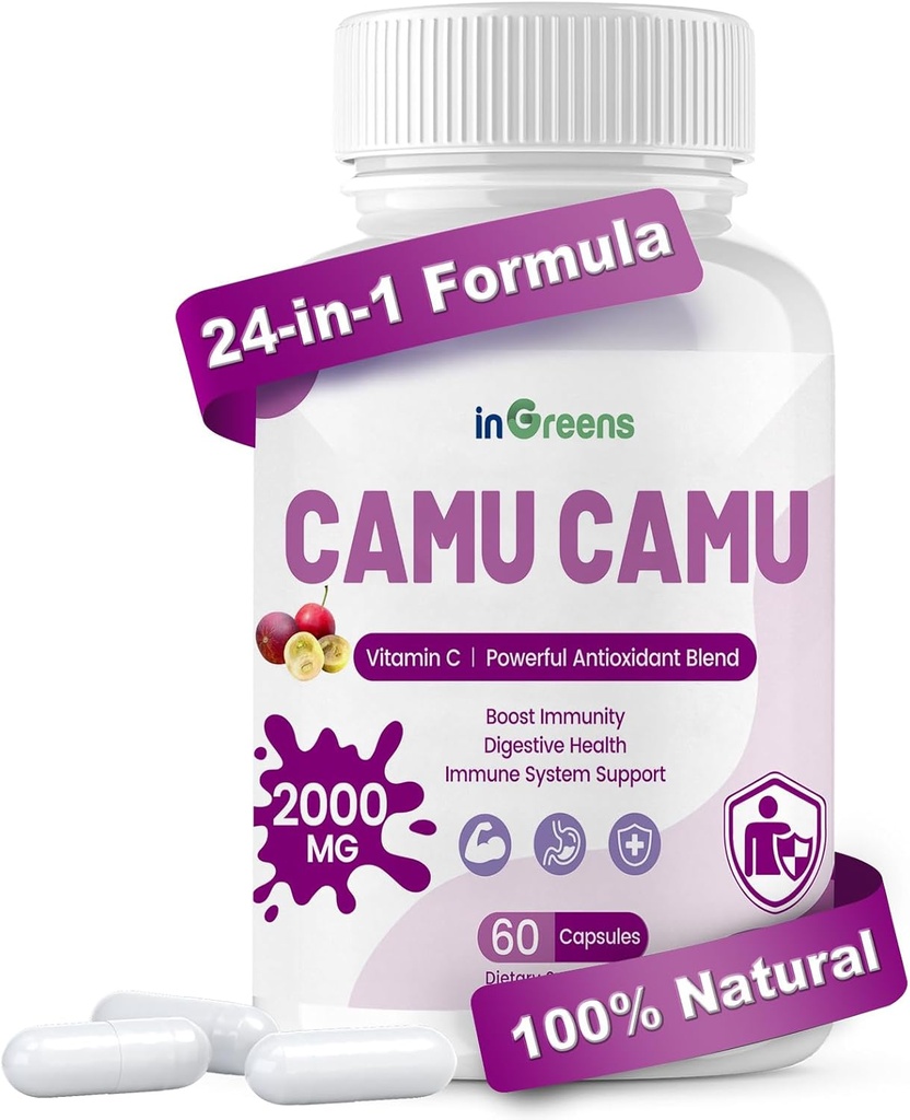 Organic Camu Camu Κάψουλες 2000mg 