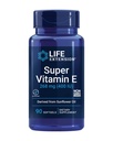 Επέκταση ζωής Super Vitamin E, 268 mg (400 IU), Συμπλήρωμα μη-συνθετικής Βιταμίνης Ε Προάγει την Υγεία Ολόκληρων Βυζιών, Χωρίς Γλουτένη, Μη ΓΤΟ, 90 softgels