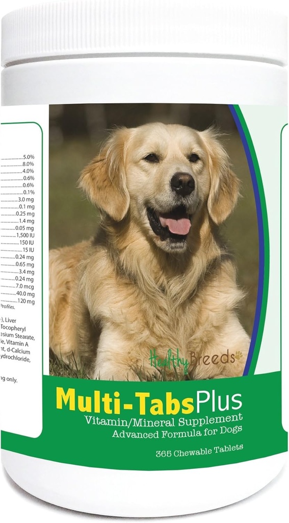 Υγιείς Φυλή Golden Retriever Multi- Tabs Plus Μασώμενα δισκία 365 Count