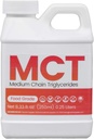 MCT Oil - 250mL (8,33 Oz.) Βιώσιμη Palm Derived - USP βαθμός τροφίμων - μη ΓΤΟ - Χαλάλ - για την αθλητική διατροφή, Keto ή Παλαιοδιατροφή, καθαρή ενέργεια, εκχυλίσματα