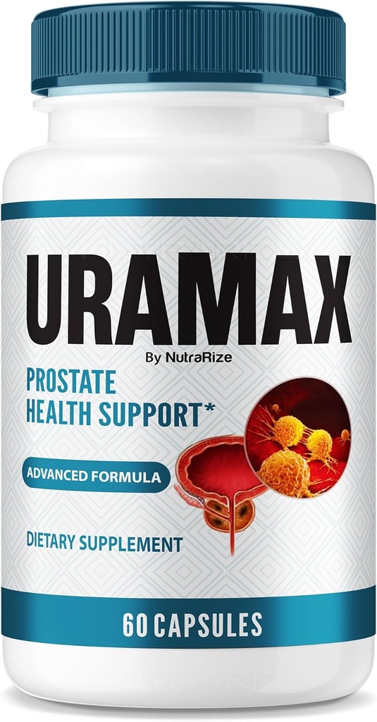NutraRize Uramax κάψουλες, Uramax Prostate Υγειονομική υποστήριξη, UraMax All-Φυσικό συμπλήρωμα, Uramax χάπια επιπλέον δύναμη για την προώθηση της Σταμίνα και της ενέργειας, Ura Max χάπια Κριτικές (60 κάψουλες)