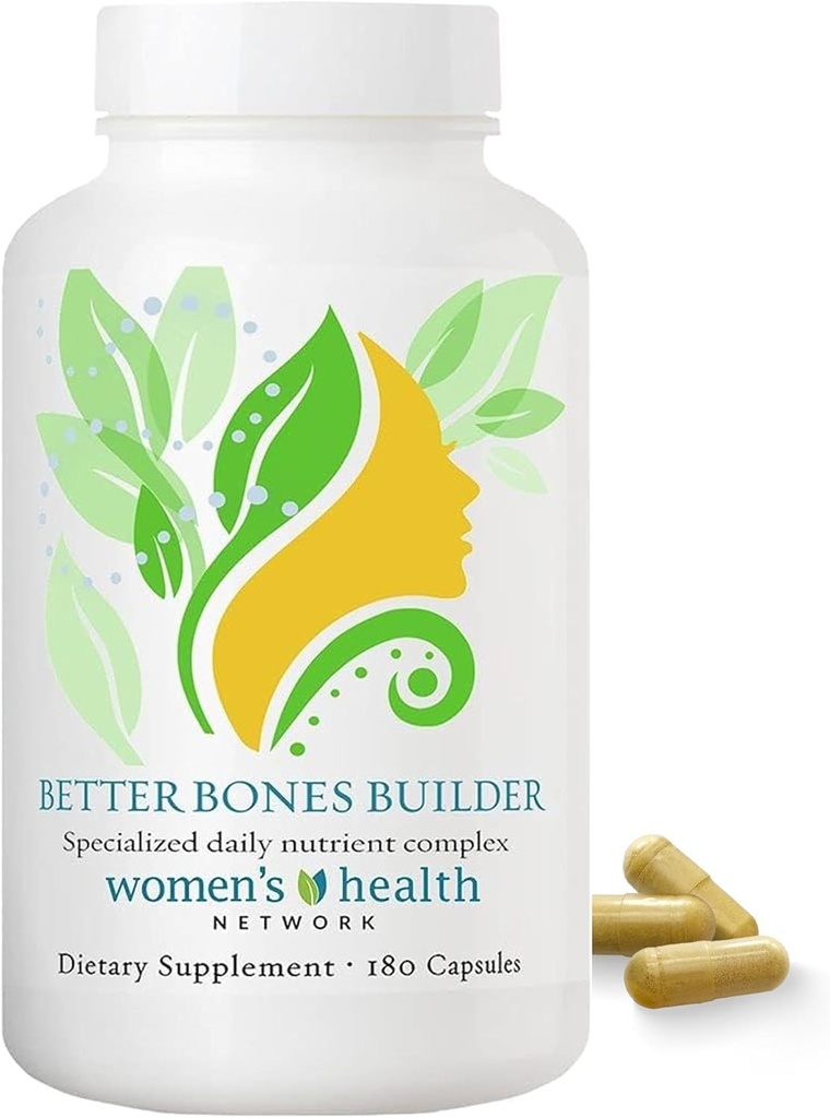 Better Bones Builder - 32-in-1 Calcium Supplements for Women, 300mg Calcium with Vitamin A, C, D3, K, and 300mg Magnesium, Zinc Selenium & Trace Minerals for Bone Strength - 180 Count (30 Days Supply)