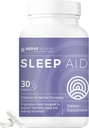 NERVE RENEW Sleep Aid - Συμπλήρωμα διατροφής για τον καλύτερο ύπνο - 30 κάψουλες - Λειτουργεί γρήγορα - Απαλή Όλα-Φυσικά βότανα και βιταμίνη Φόρμουλα με μελατονίνη, μαγνήσιο, ψευδάργυρο, αμινοξέα, εκχυλίσματα βοτάνων